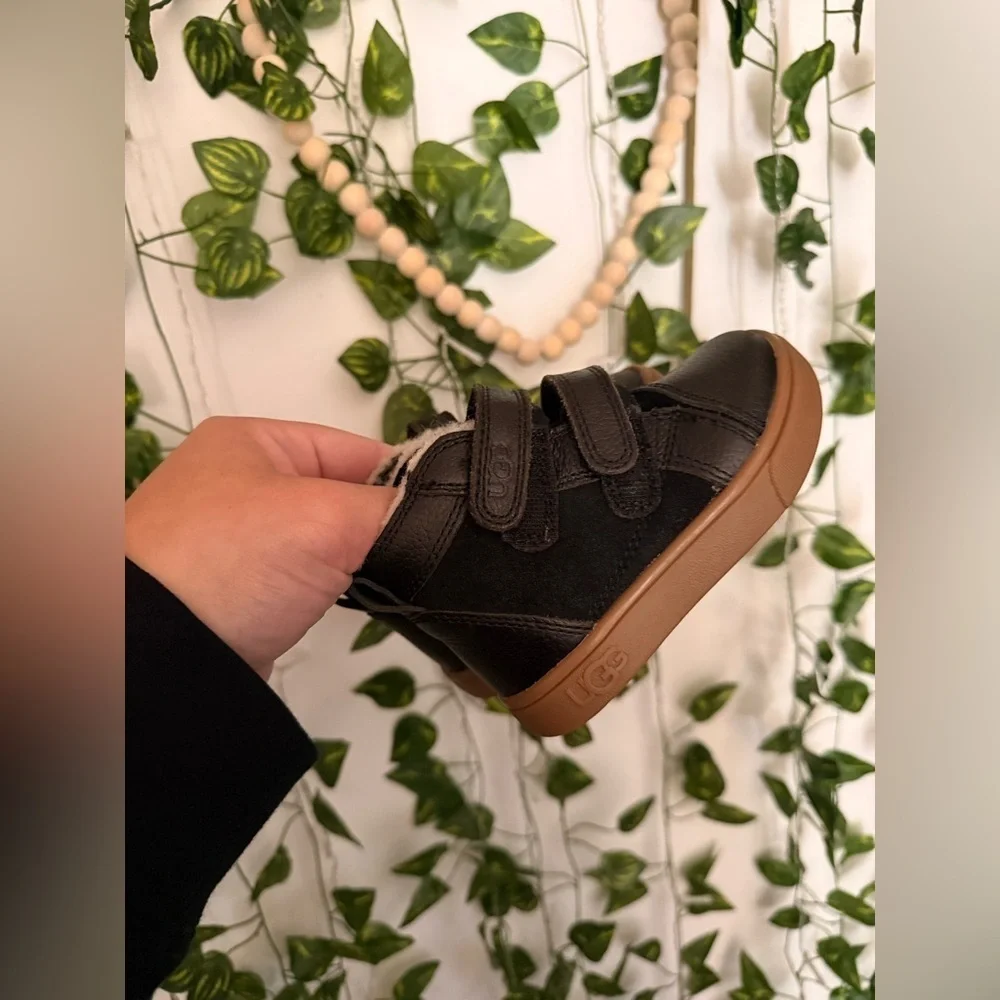 UGG Black and Brown Kids Boots